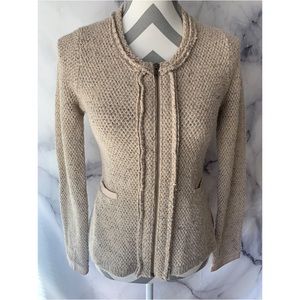 Angel of the north Anthropologie tweed cardigan